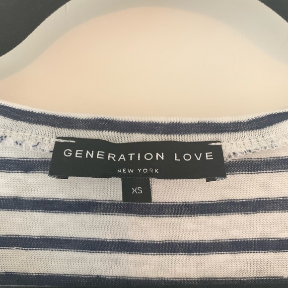 Generation Love 100% linen slub tee - Picture 4 of 5